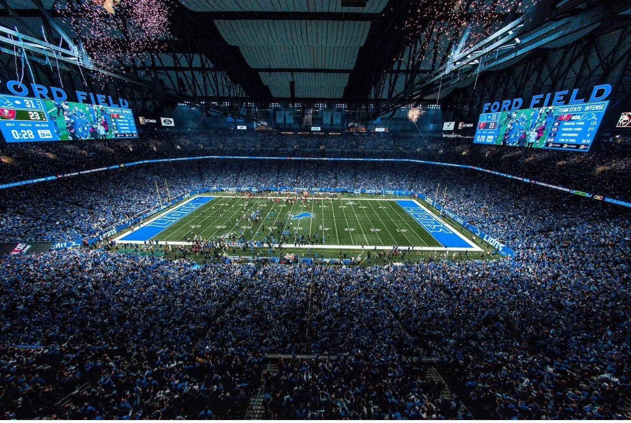 Detroit Lions game at Ford Field