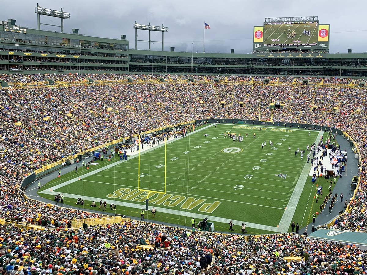 Green Bay Packers game at Lambeau Field