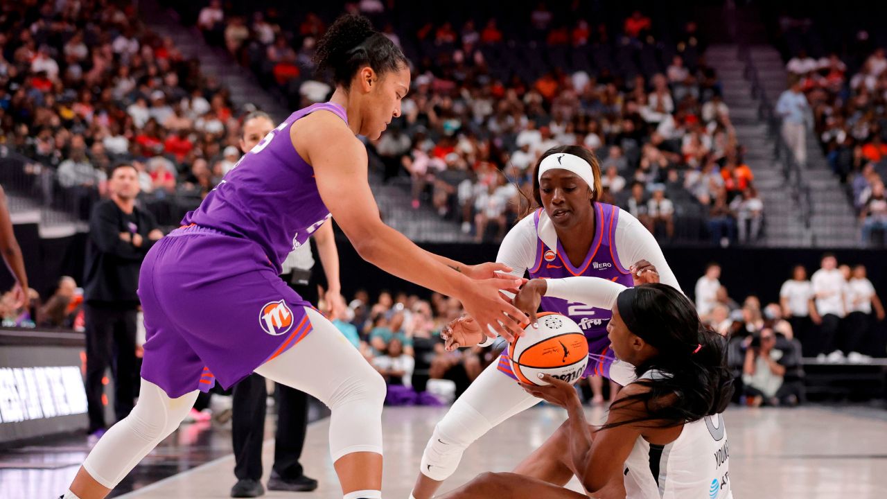 Phoenix Mercury action during the 2026 WNBA season