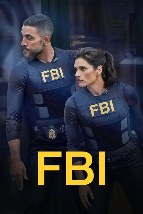 FBI CBS poster — Maggie Bell and OA Zidan